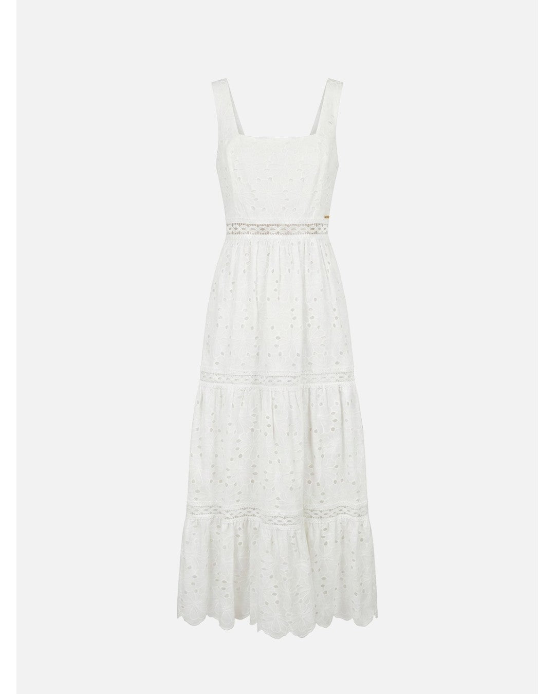 VESTIDO FLORES BROCADO
