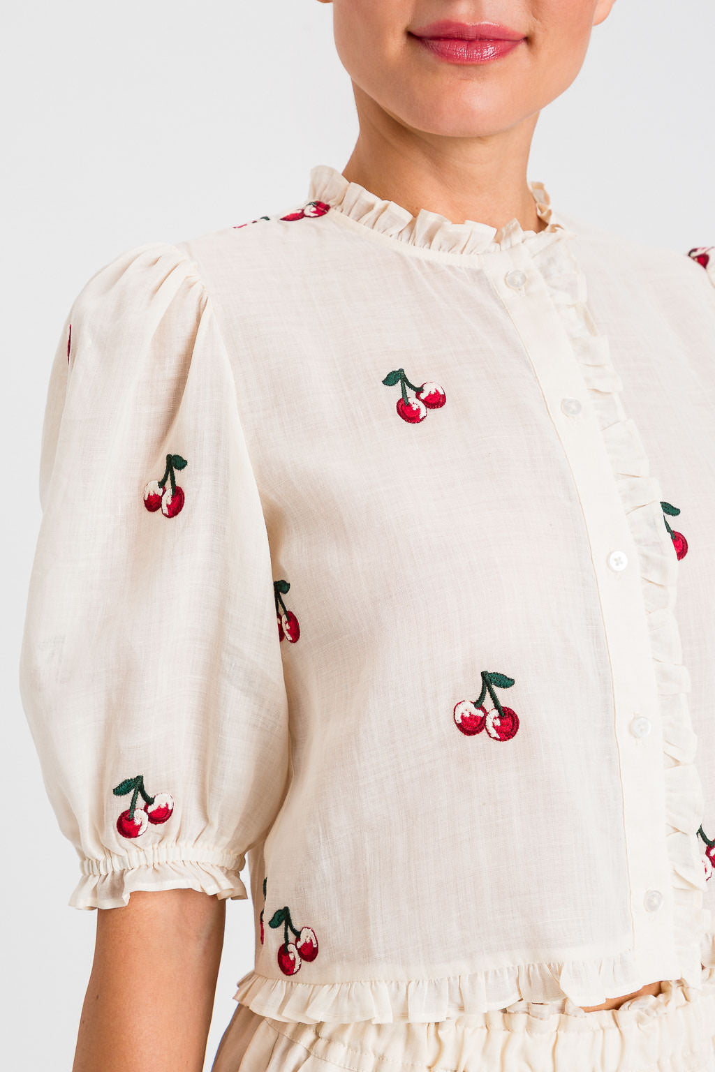 CAMISA DOBLE CEREZA