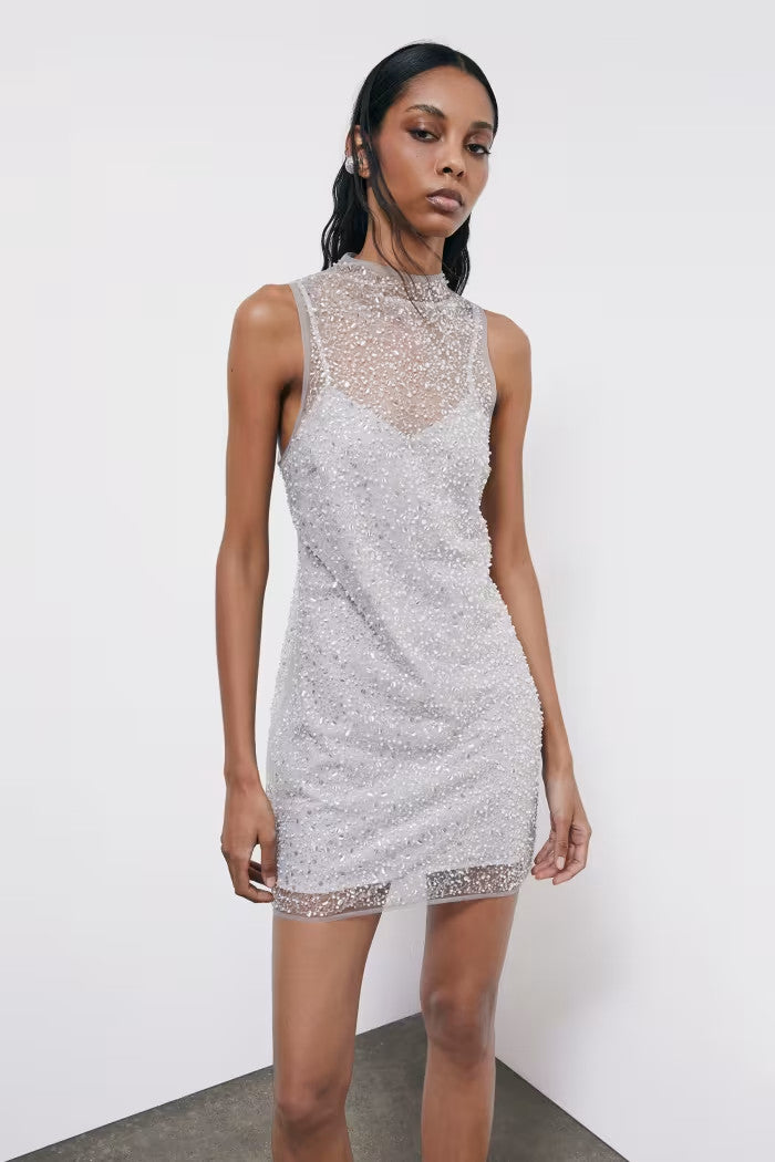 VESTIDO PERLITAS