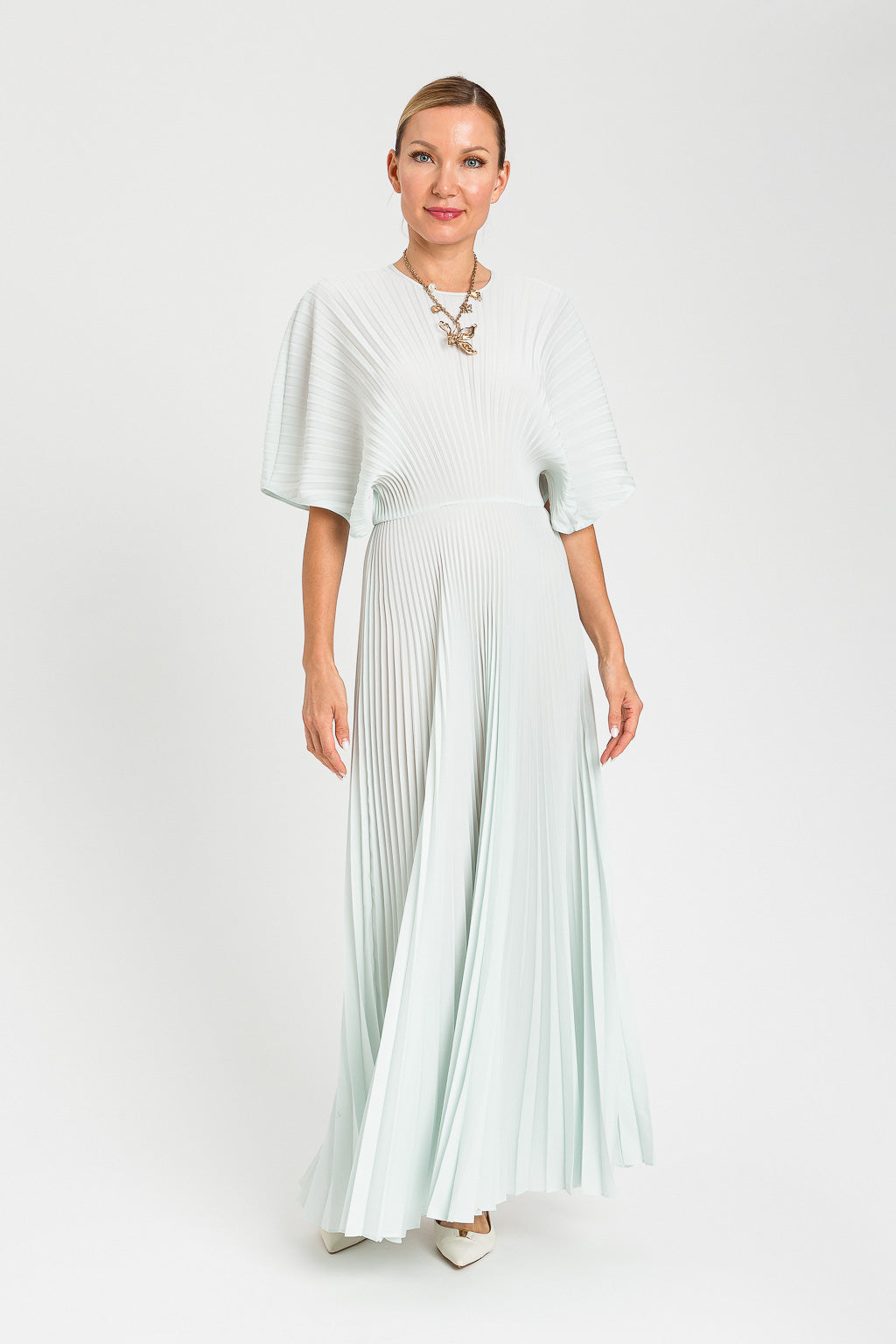 VESTIDO PLISADO ACQUA