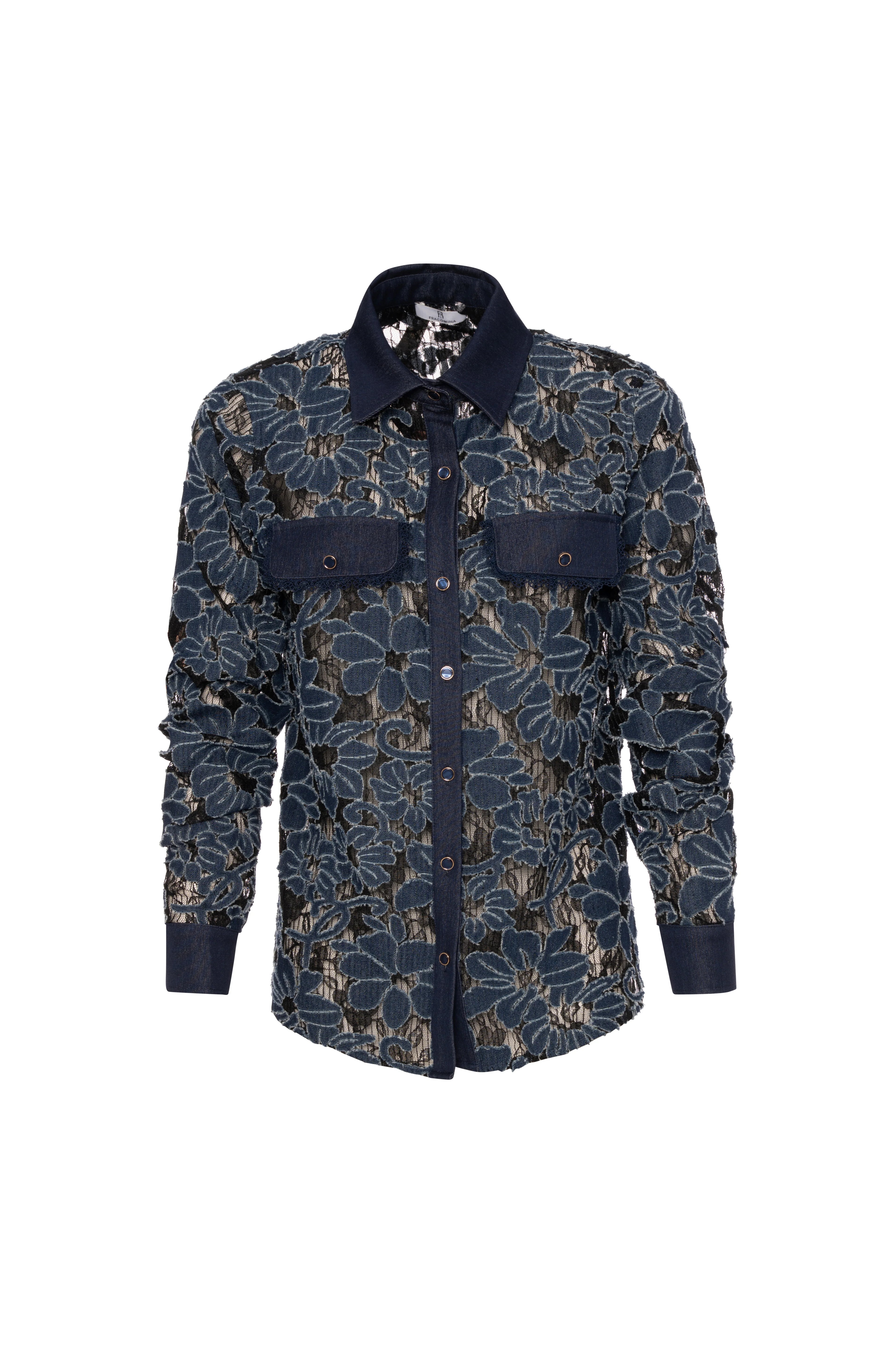 CAMISA FLORES ENCAJE
