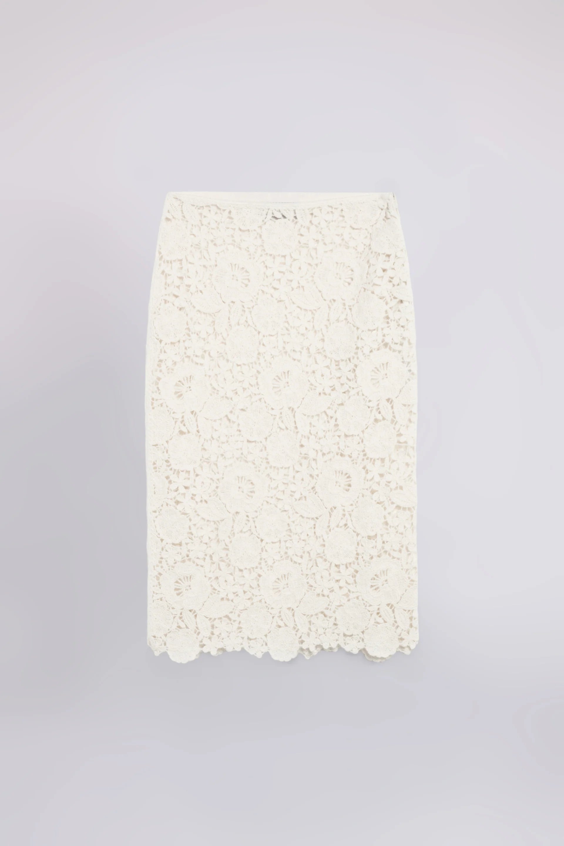FALDA MIDI BORDADA