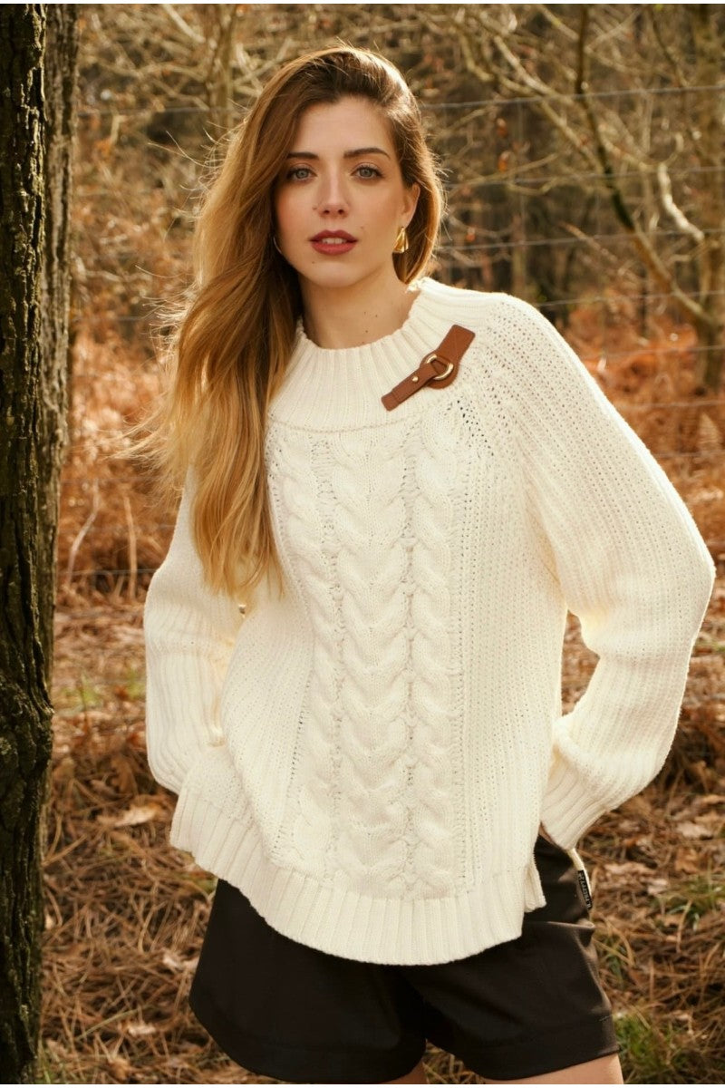 JERSEY OVERSIZE TRENZADO