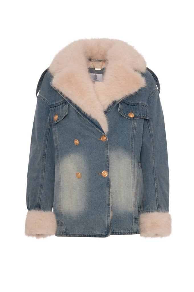 CAZADORA DENIM PELO