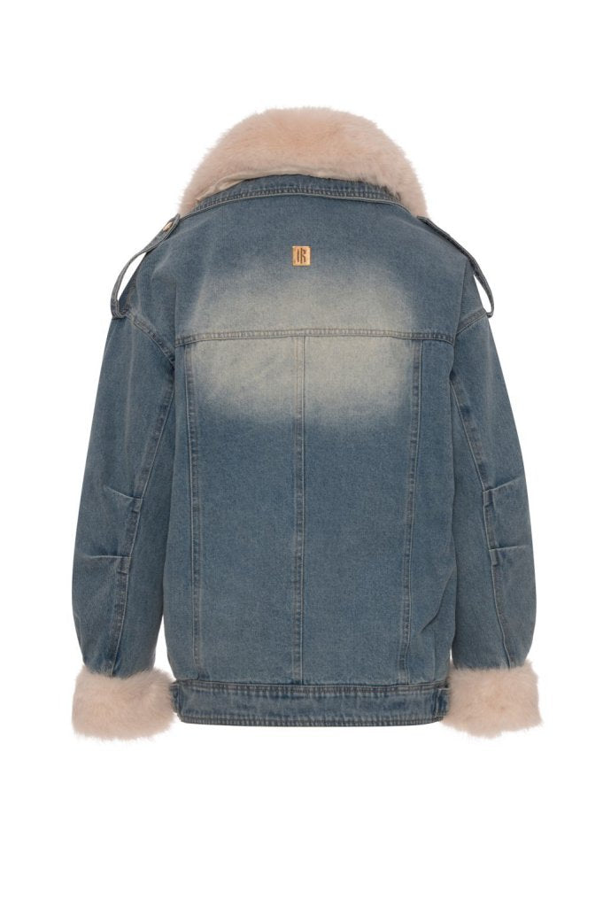 CAZADORA DENIM PELO