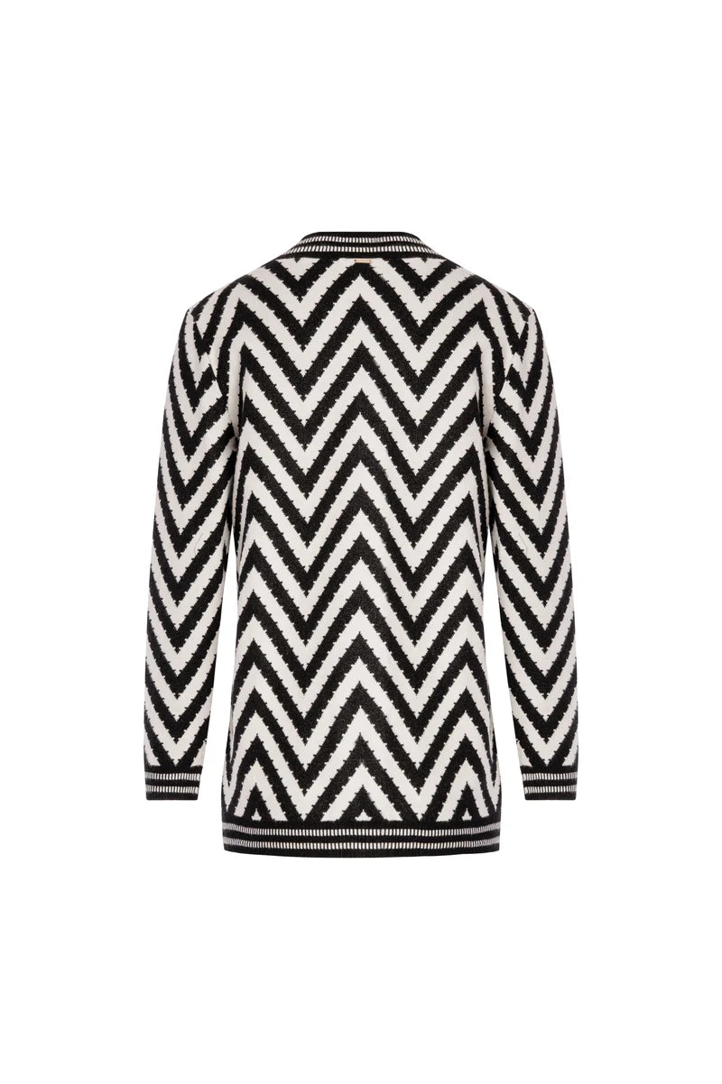 CARDIGAN ZIG ZAG