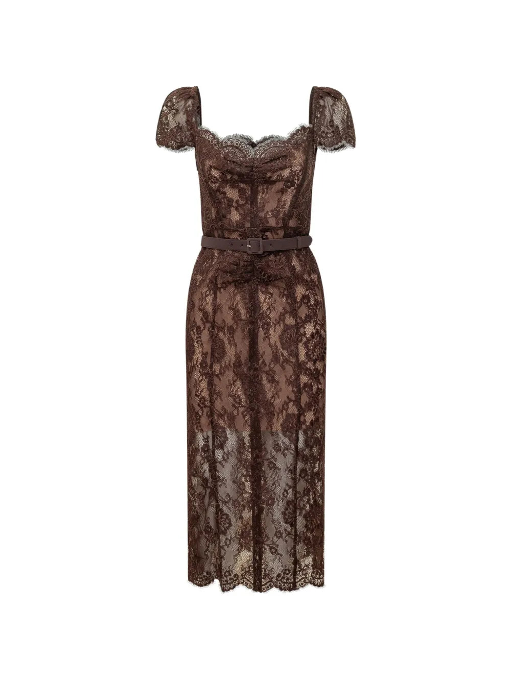 VESTIDO FLORAL BROWN