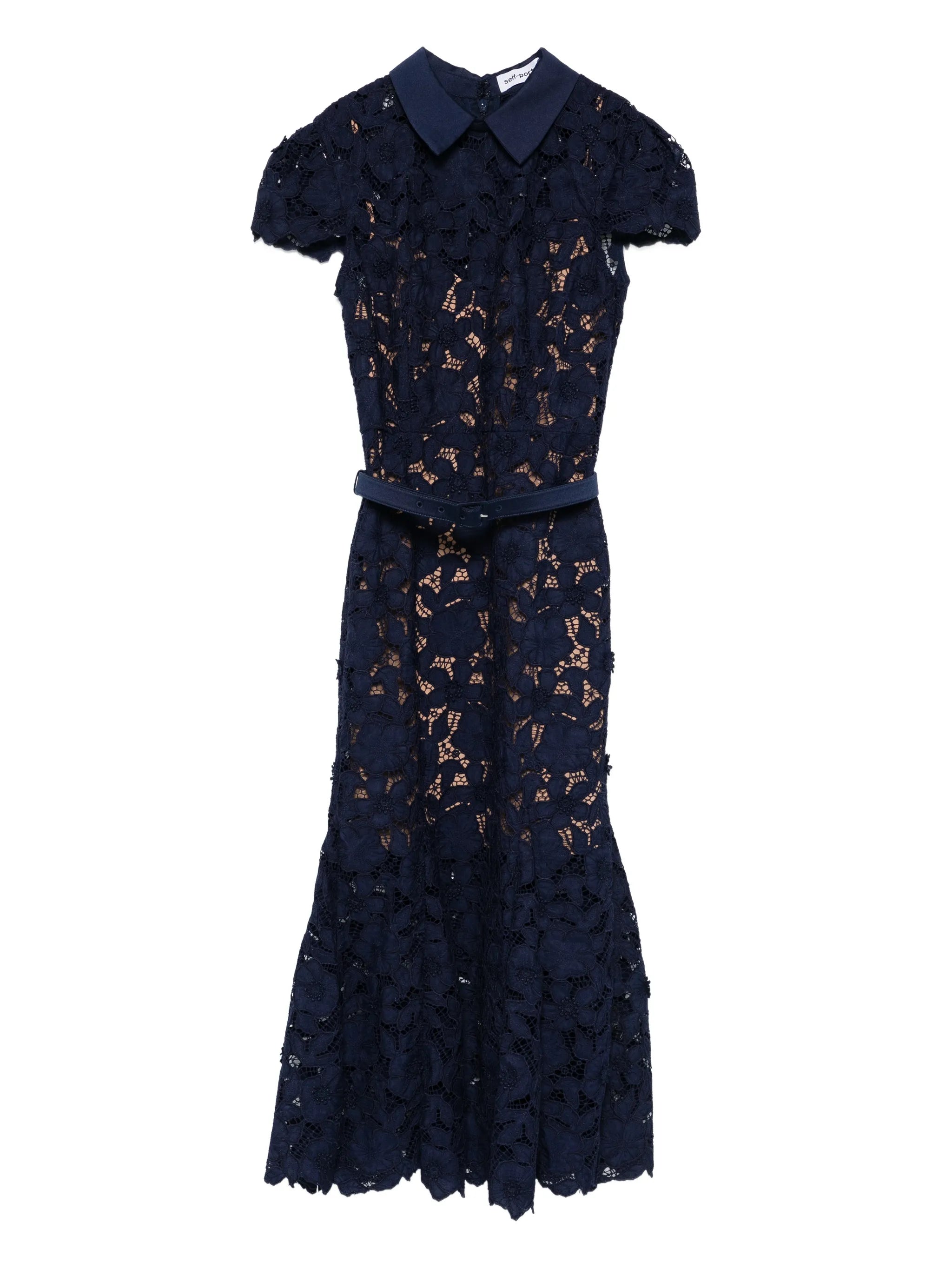 VESTIDO NAVY GUIPURE
