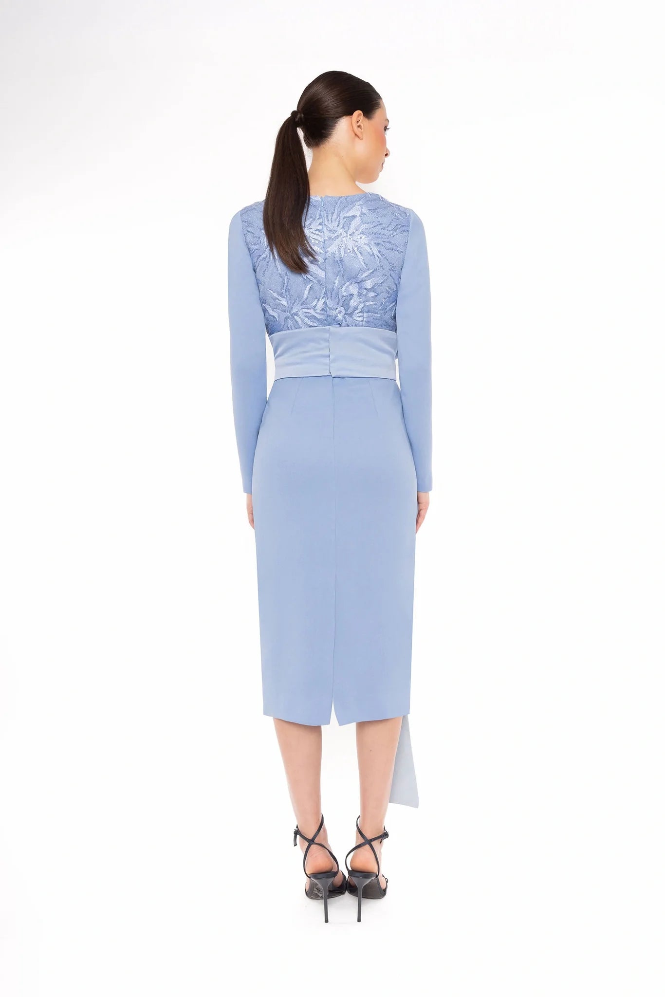 VESTIDO MIDI CINTURÓN