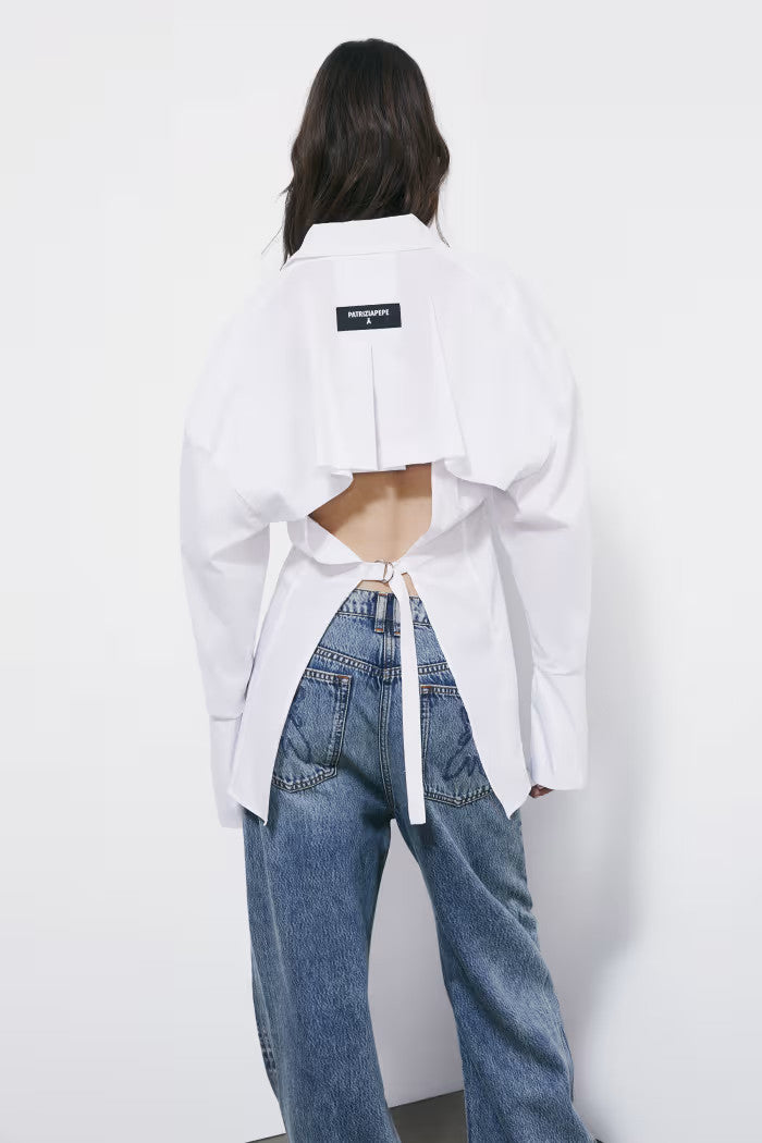 CAMISA ESPALDA ABIERTA