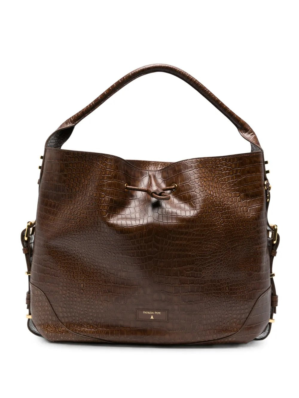 BOLSO BROWN CROCO