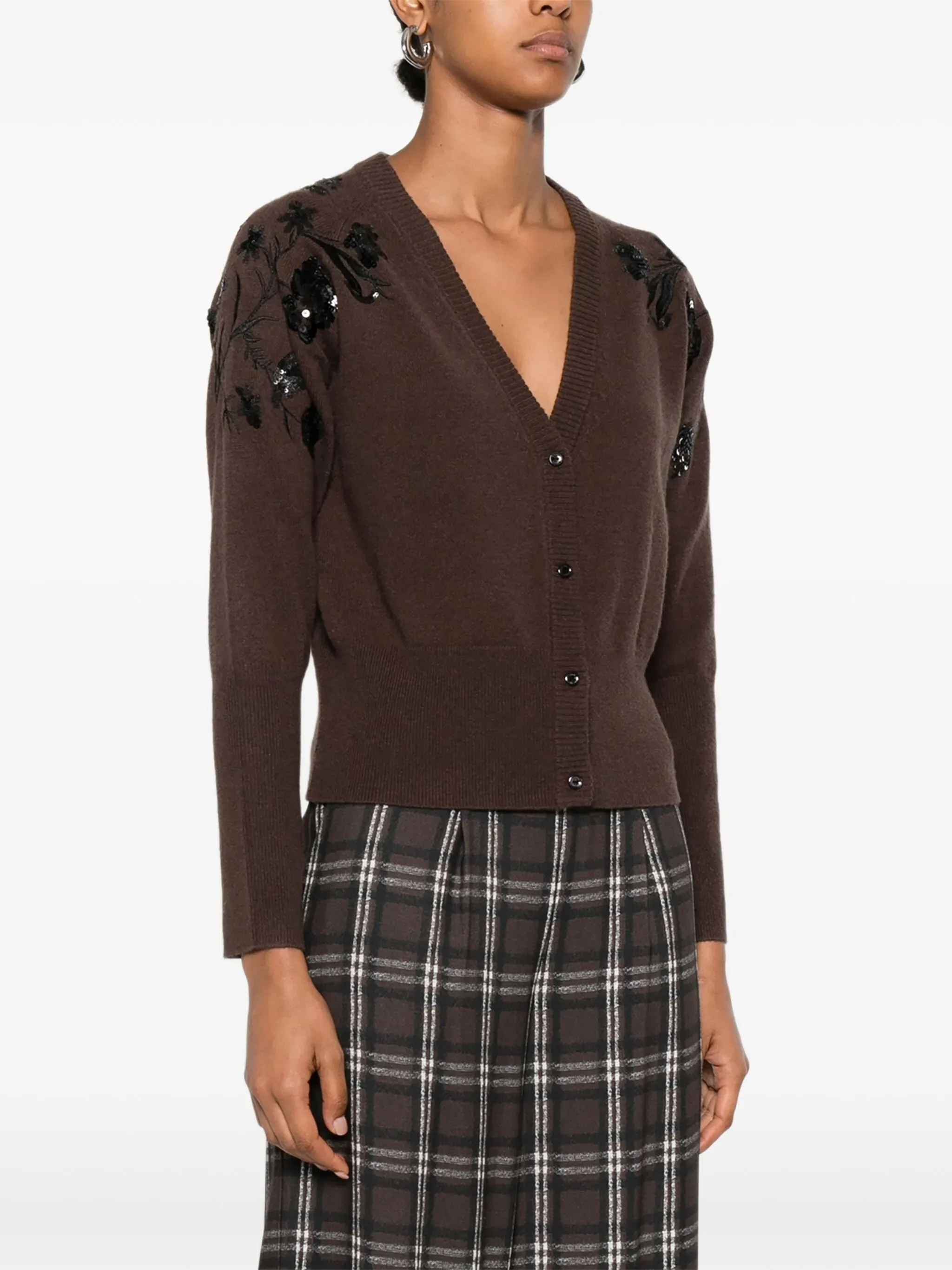CARDIGAN BROWN