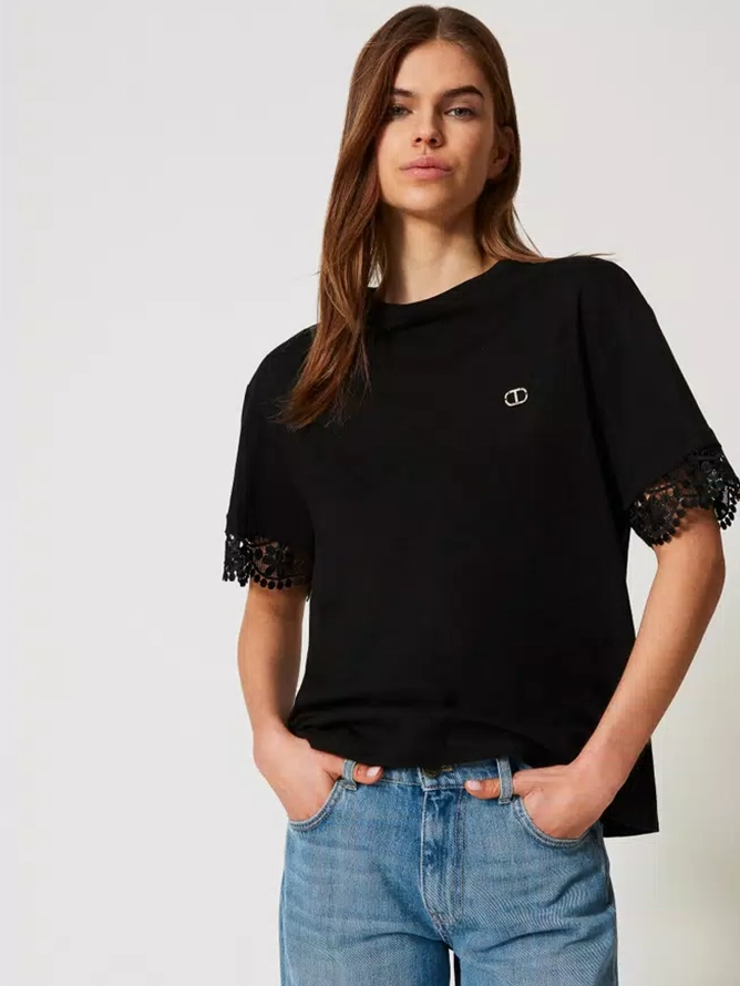 CAMISETA M/CROCHET