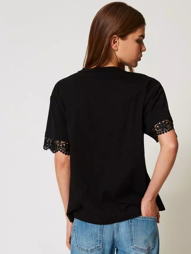 CAMISETA M/CROCHET