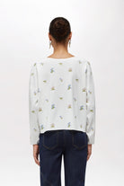 JERSEY BLANCO FLORECITAS
