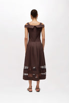 VESTIDO BAJO ENCAJE