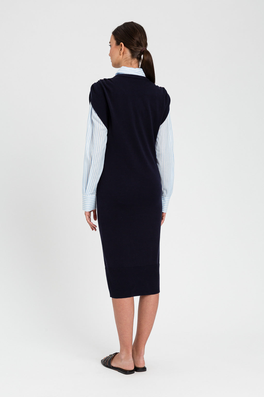 VESTIDO HOMBRO FRUNCIDO