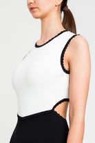 VESTIDO BICOLOR ONDAS