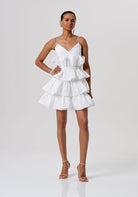 MINI VESTIDO VOLANTES