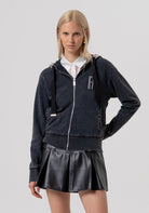 SUDADERA BRILLO CAPUCHA
