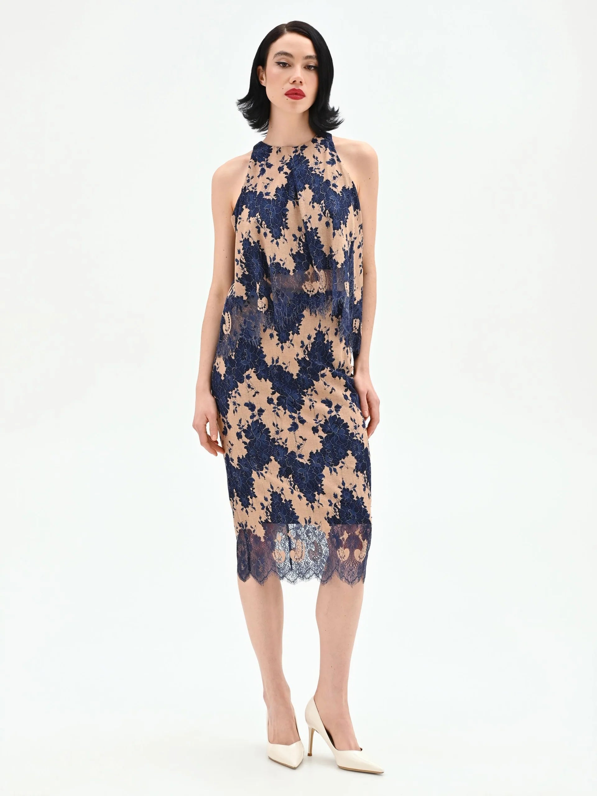 FALDA+TOP ENCAJE