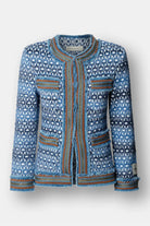 CHAQUETA CADENA AZUL