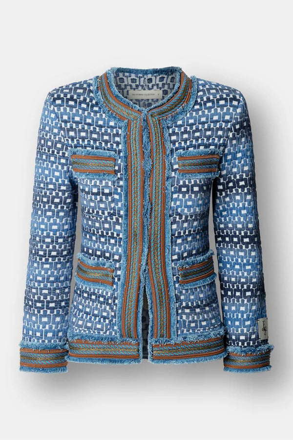 CHAQUETA CADENA AZUL