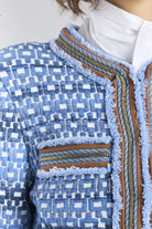 CHAQUETA CADENA AZUL