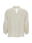 BLUSA LAZO BICOLOR