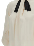 BLUSA LAZO BICOLOR