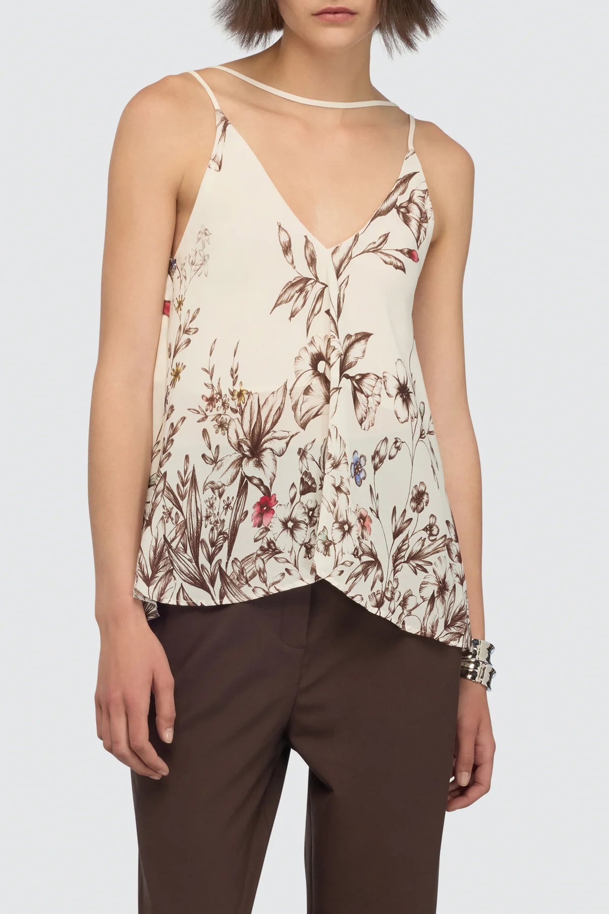 TOP FLORES SEMICOUTURE