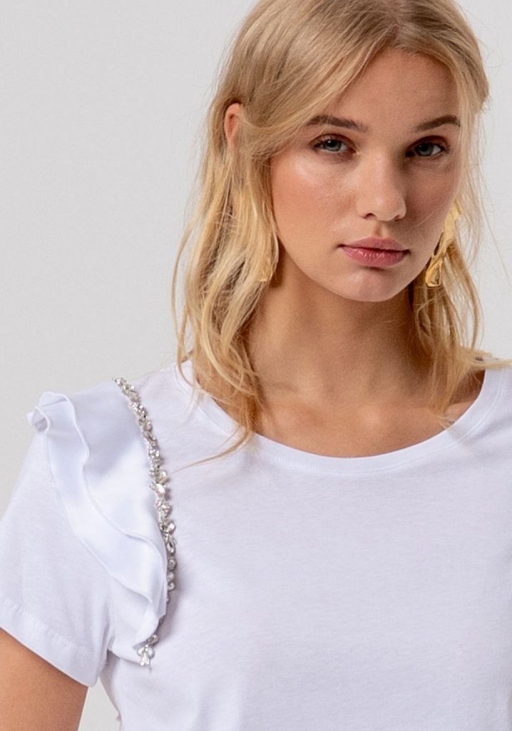 CAMISETA BRILLOS VOLANTES