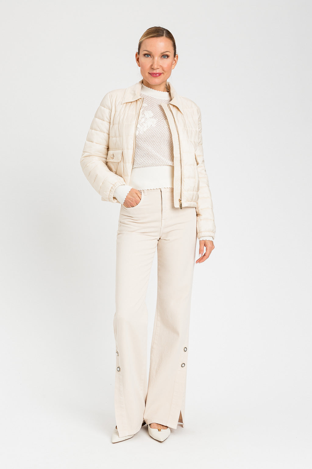 PANTALÓN BOTÓN PERLA