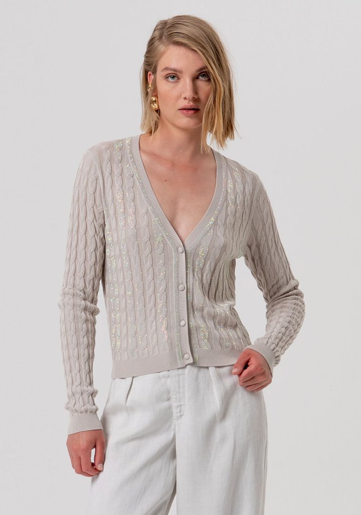 CARDIGAN BRILLOS OCHOS