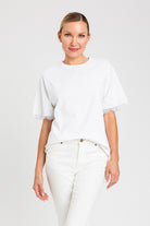 CAMISETA M/BORDADO