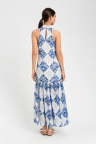 VESTIDO LARGO ROMBI