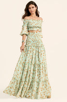 FALDA+TOP AZUR