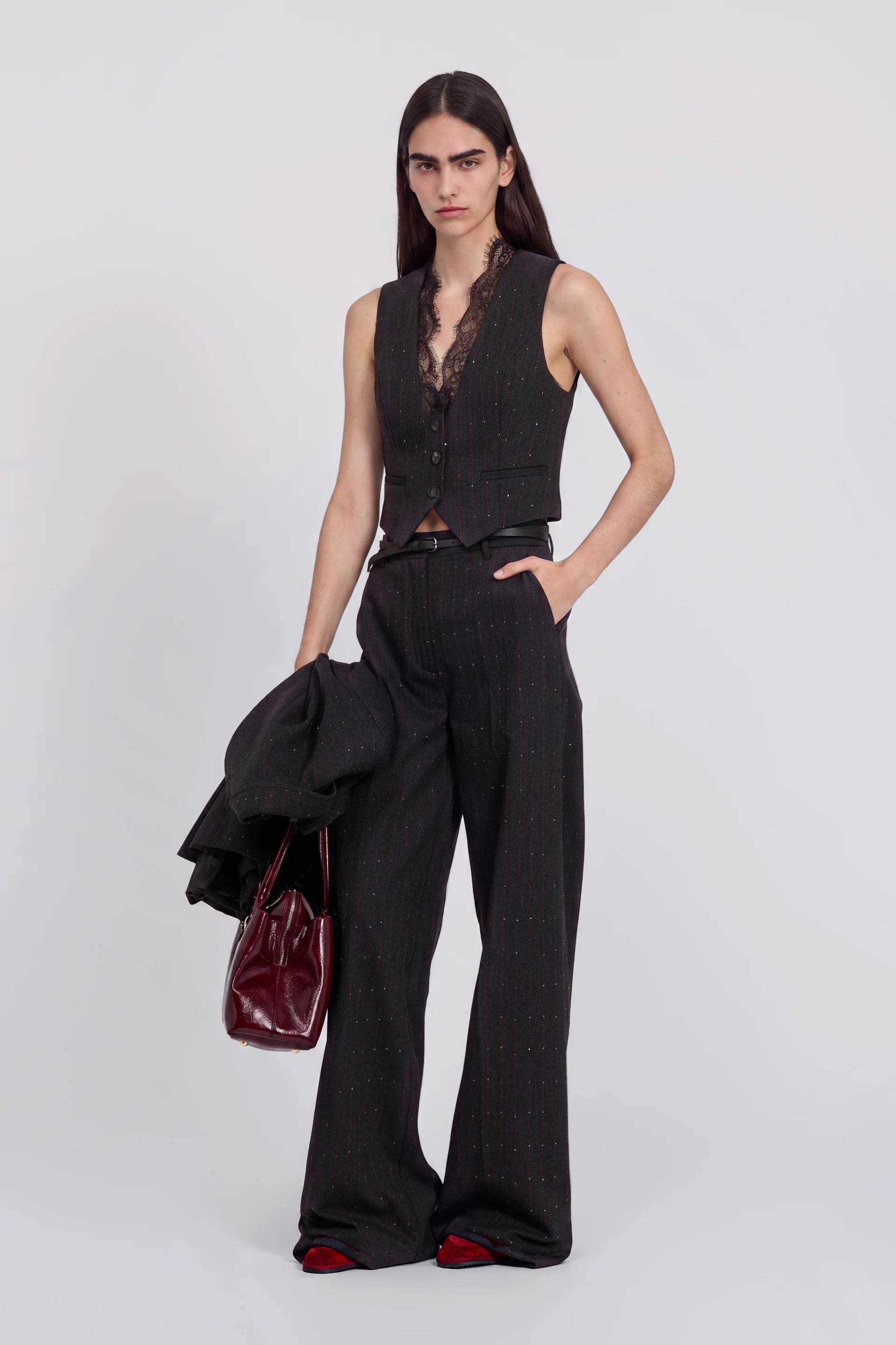 PANTALÓN RAYAS BRILLOS