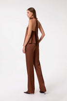 PANTALÓN FLUÍDO MARRÓN