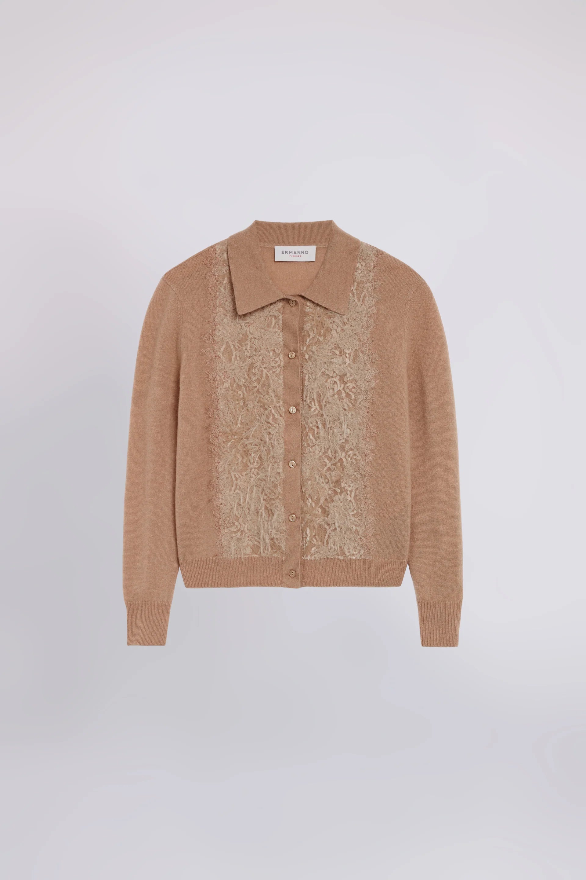 CHAQUETA PUNTO ENCAJE