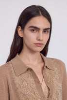 CHAQUETA PUNTO ENCAJE