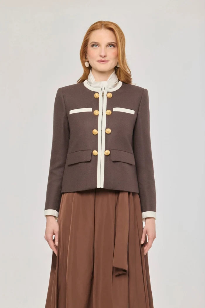 BLAZER DE LANA CUELLO A LA CAJA TALULLA