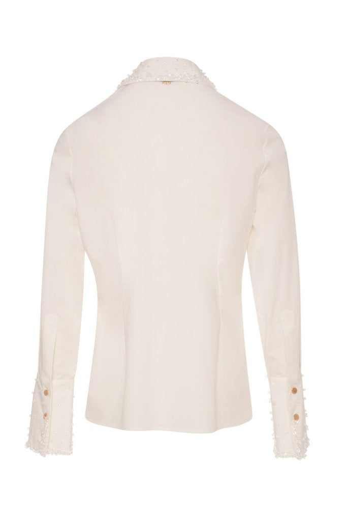 CAMISA PIEDRAS CUELLO Y PUÑO