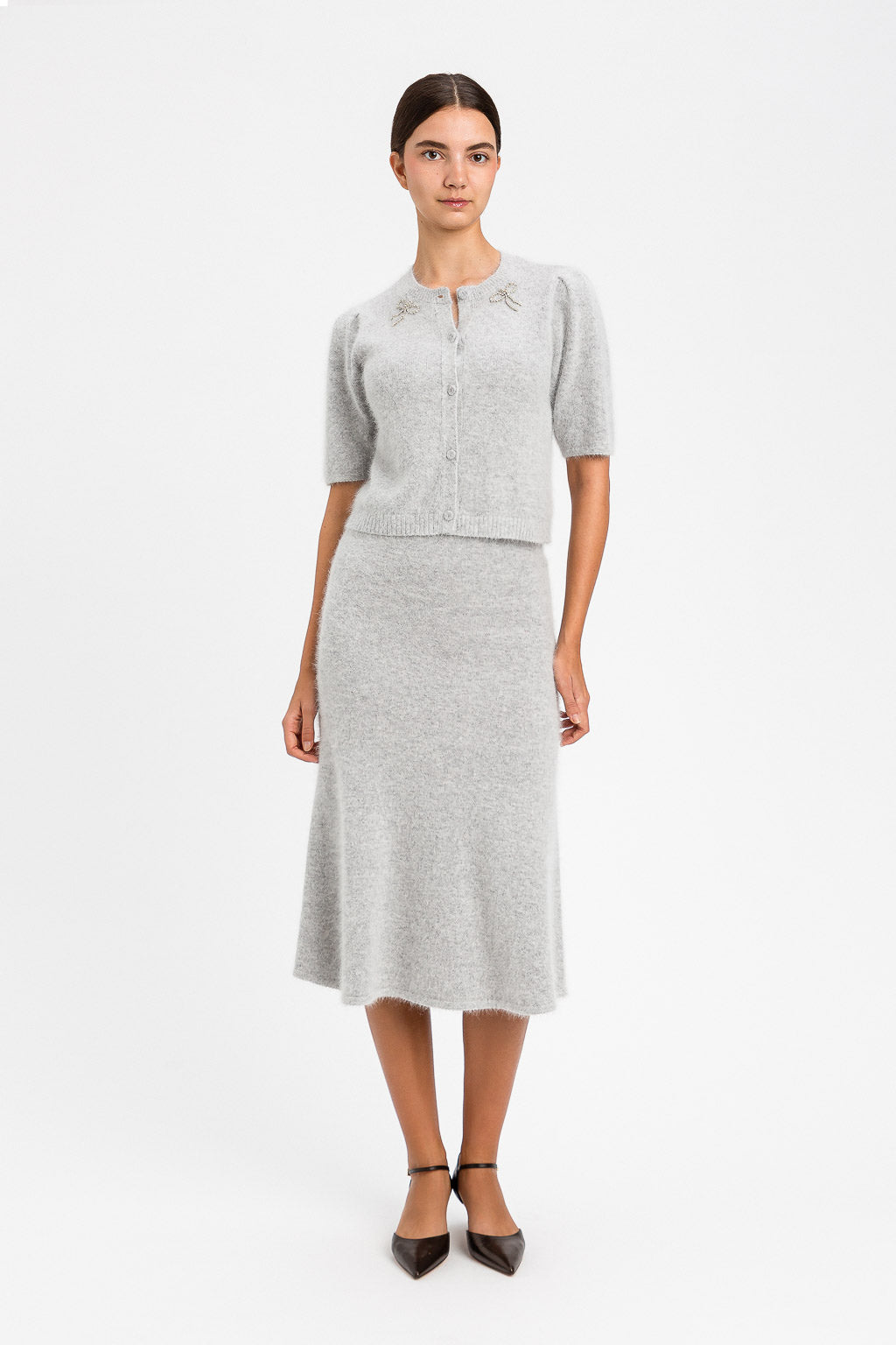 FALDA MIDI LANA