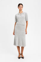 FALDA MIDI LANA
