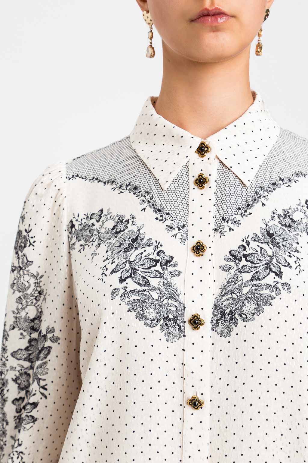 CAMISA FLORES LUNARES