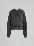 SUDADERA BOTONES FLOR