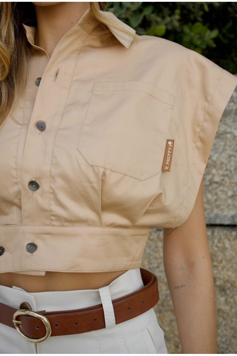 CAMISA BEIGE