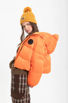 PLUMAS CORTO NARANJA