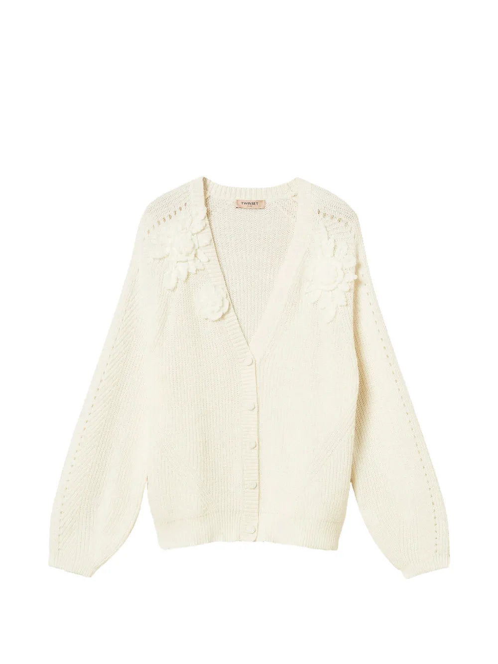 CARDIGAN FLORES GANCHILLO
